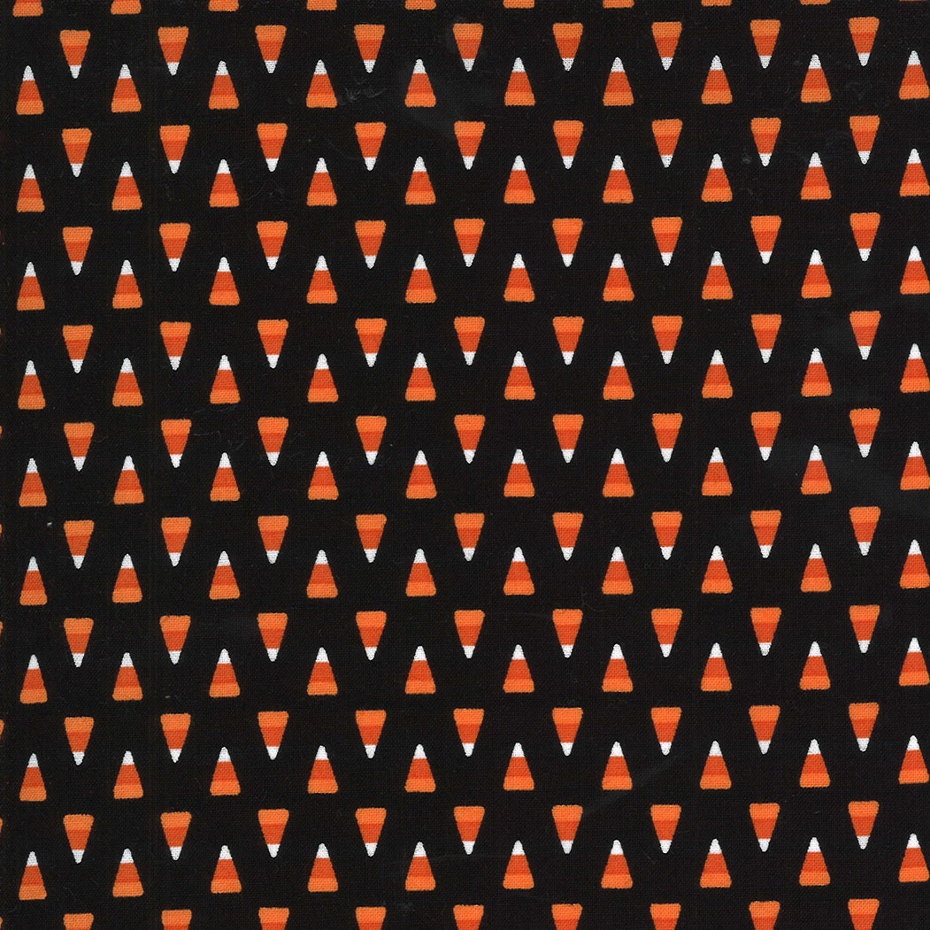 Midnight Magic 2 Candy Corn Midnight Yardage 24103-18 by April Rosenthal for Moda Fabrics Sold in 1/2 Yard Increments