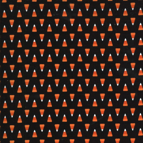 Midnight Magic 2 Candy Corn Midnight Yardage 24103-18 by April Rosenthal for Moda Fabrics Sold in 1/2 Yard Increments