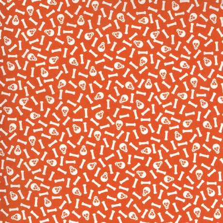Midnight Magic 2 Mr. Bones Pumpkin Yardage 24105-12 by April Rosenthal for Moda Fabrics Sold in 1/2 yard increments