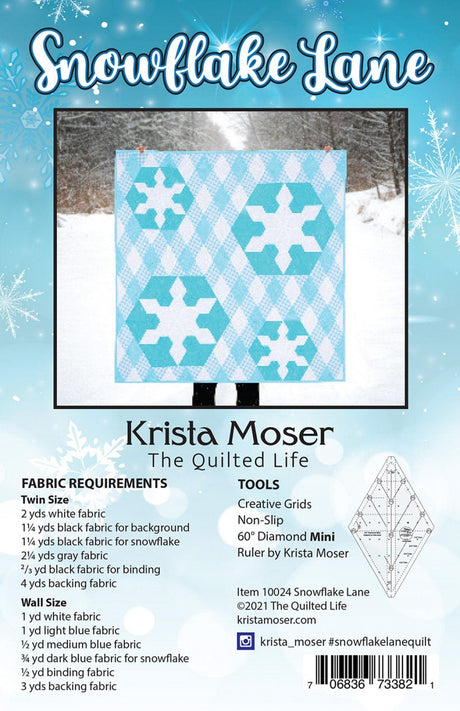 Snowflake Lane TQL10024 - PAPER PATTERN-only By Krista Moser