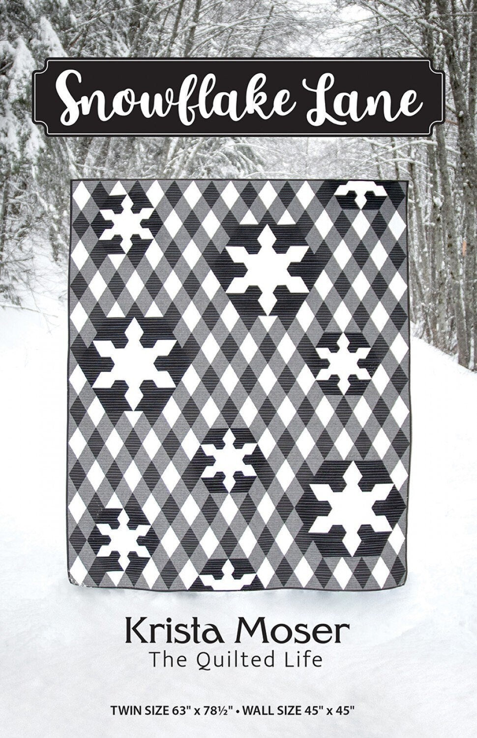 Snowflake Lane TQL10024 - PAPER PATTERN-only By Krista Moser