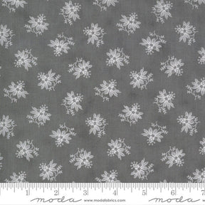 Urban Farmhouse Gatherings II Pineapple Flower Ash Grey Half Yard Increments 49132-11 by Primitive Gatherings for Moda Fabrics