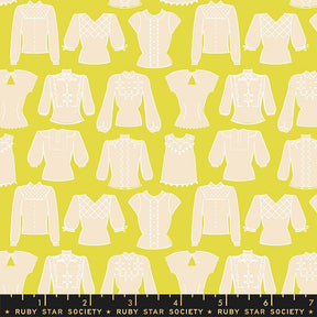 First Light Blouses Citron Half Yard Increments RS5050-15 Ruby Star Society Moda Fabrics