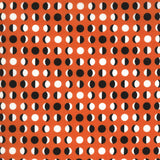 Midnight Magic 2 Moon Dot Pumpkin Yardage 24104-15 by April Rosenthal for Moda Fabrics Sold in 1/2 yard increments