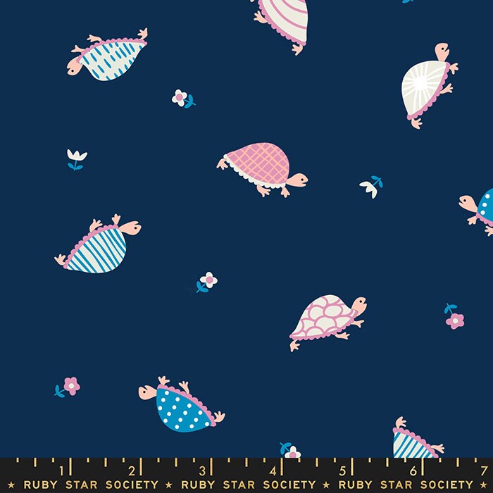 Tarry Town Tarry Navy Yardage RS3020-13 by Kimberly Kight for Ruby Star Society Moda Fabrics