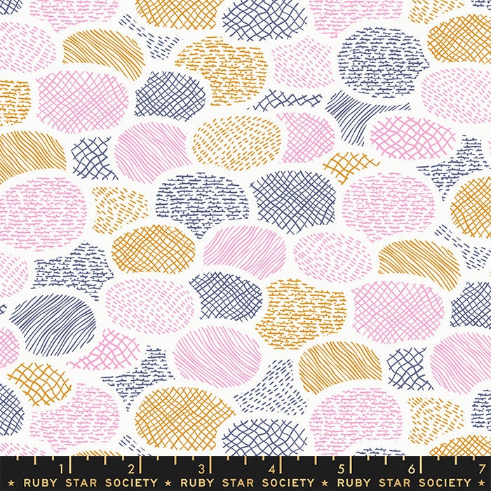 Tarry Town Ovals Honey Yardage RS3023-13 by Kimberly Kight for Ruby Star Society Moda Fabrics Sold in 1/2 yard increments
