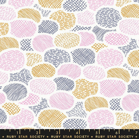 Tarry Town Ovals Honey Yardage RS3023-13 by Kimberly Kight for Ruby Star Society Moda Fabrics Sold in 1/2 yard increments