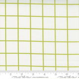 One Fine Day Windowpane Ivory Green 55235-17 by Bonnie & Camille for Moda Fabrics