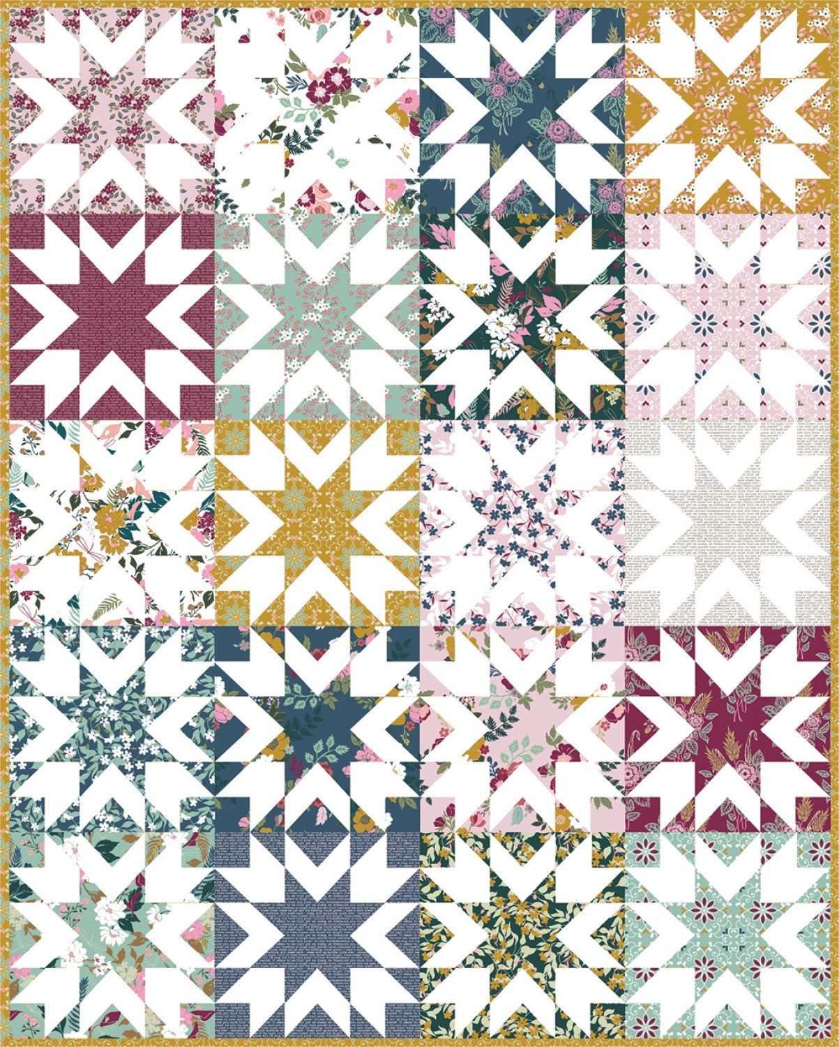Live. Love. Sew By Keera Job- American Honey Quilt Pattern P126-AMERICANHONEY