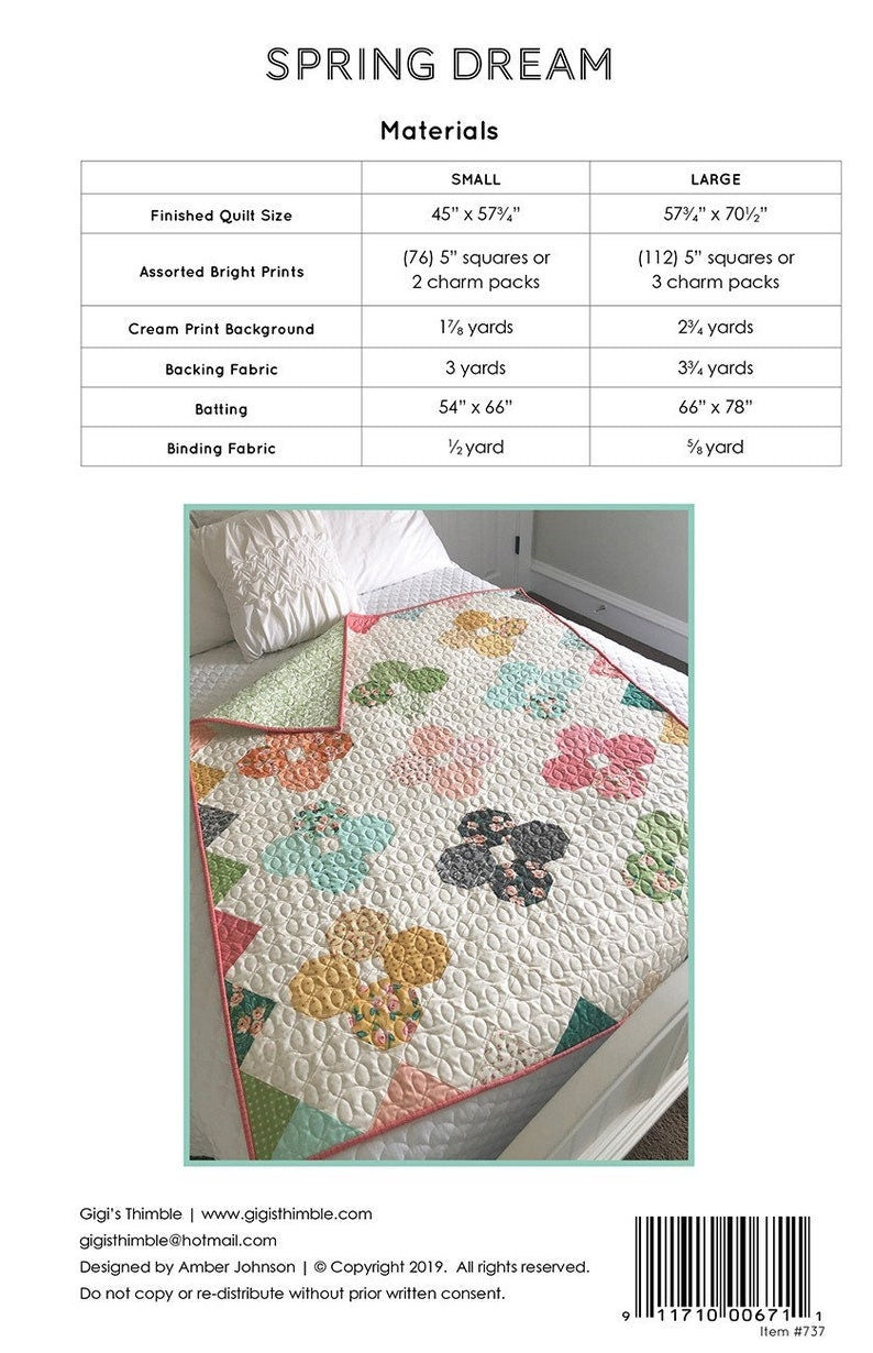 Jelly Roll Rock GGT735 Pattern Only From Gigi's Thimble