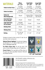 Dwight the Deer Quilt Pattern By Elizabeth Hartman Paper Pattern EH029