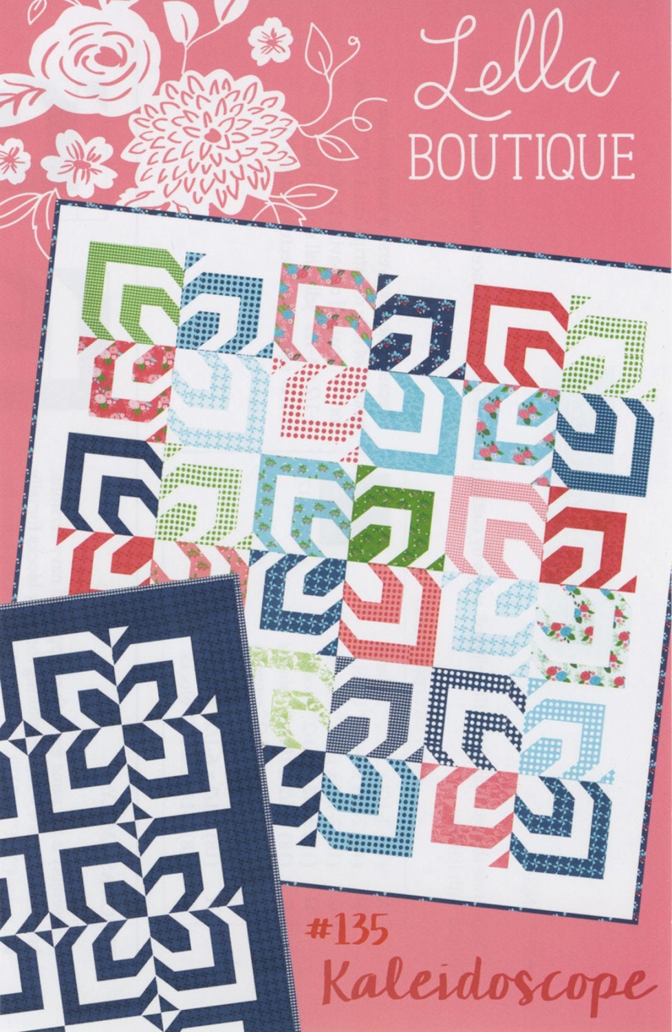 Kaleidoscope Quilt Pattern #135 by Vanessa Goertzen for Lella Boutique Finished Size 70" x 70"