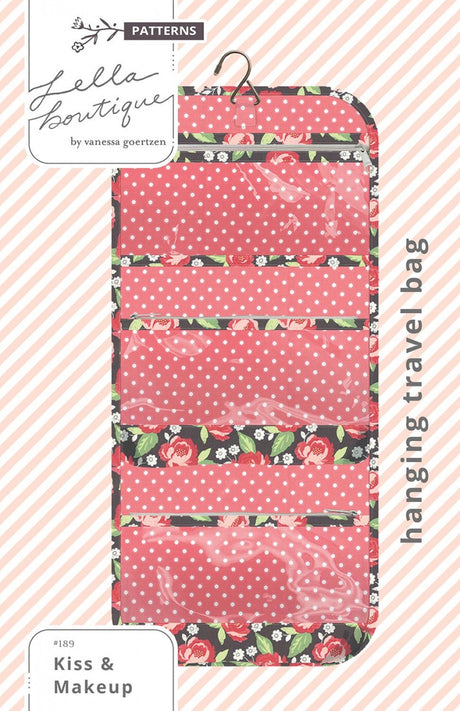 Kiss and Makeup Pattern LB189 by Vanessa Goertzen for Lella Boutique Finished Size 12" x 26"