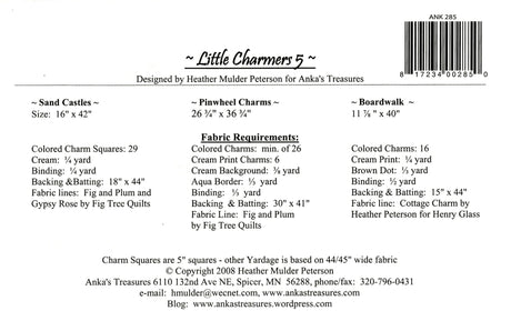 Little Charmers 5, ANK285 by Heather Peterson for Anka's Treasures