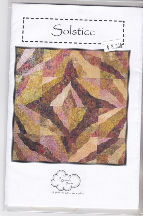 Solstice Quilt Pattern by A Quilter's Dream AQDP041 Printed Pattern Only