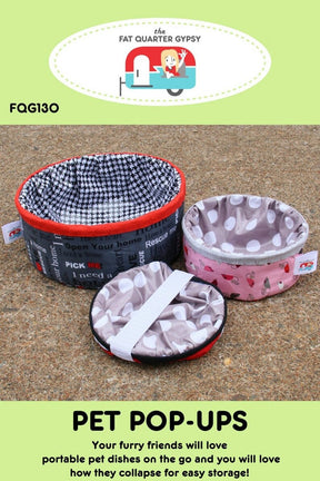 Pet Pop Ups Pattern # FQG130 from the Fat Quarter Gypsy - Does NOT include springs!