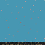 Spark Metallic Vintage Blue by Melody Miller for Ruby Star Society RS0005-40M Sold in 1/2 yard increments.