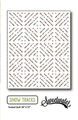 Snow Tracks P269 Sweetwater pattern Finished Size 62 x 80 inches