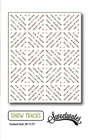 Snow Tracks P269 Sweetwater pattern Finished Size 62 x 80 inches