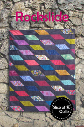Exploding Heart Quilt Pattern by Slice of PI Quilts, Finished size 72" x 72"