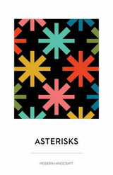 Asterisks Quilt by Modern Handcraft, focusing on solid fabrics and negative space