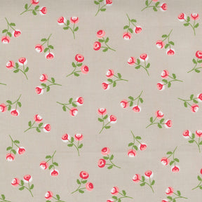 Beautiful Day Rosebuds Stone Yardage 29133-13 by Corey Yoder for Moda Fabrics Sold in 1/2 yard increments cut continuously