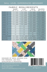 The Iris Quilt Pattern KTQ138 by Kitchen Table Quilting (baby, lap and twin sizes)