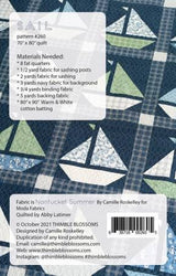 Sail quilting pattern TBL260 by Thimble Blossoms 70" x 80"