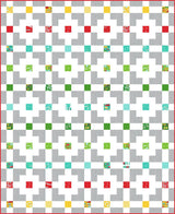 Road Map Quilt Pattern by Stacy Iest Hsu 54" x 66"