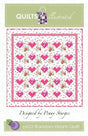 Random Hearts Quilt Pattern - PS027 From Quilts Illustrated by Penny Sturgis