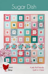 Sugar Dish Quilt Pattern CCS202 Paper Pattern in Three Sizes By Cluck Cluck Sew