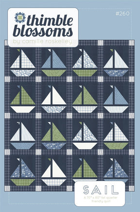 Sail quilting pattern TBL260 by Thimble Blossoms 70" x 80"