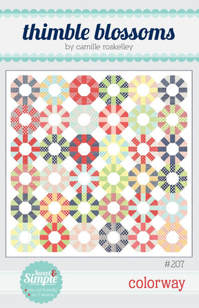 Colorway Quilt Pattern Thimble Blossoms TBl207 Finished Size 76" x 76"