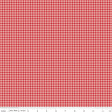 Bee Plaids Barn Red Bee Plaids Harvest C12025-Barnred by Lori Holt for Riley Blake