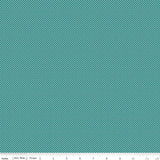 521 Bee Plaids Teal Bee Plaids October C12026-Teal by Lori Holt for Riley Blake Sold in 1/2 Yard increments