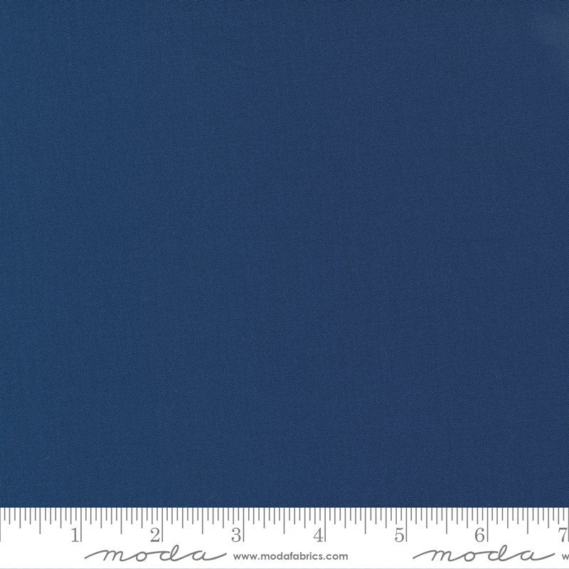 Moda Bella Solids Nautical Blue Yardage by Moda Fabrics Bella 9900-236 sold in 1/2 yard increments