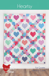 Heartsy Quilt Printed Pattern only CCS205 From Cluck Cluck Sew By Allison Harris,