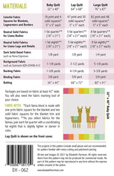 Little Llamas EH062 From Elizabeth Hartman Printed Pattern ONLY
