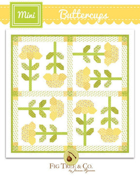 Mini Buttercups Pattern by Fig Tree & Co 33x33