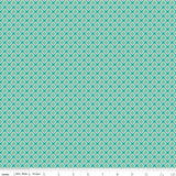 Bee Plaids Sea Glass Bee Plaids Orchard C12023-Seaglass by Lori Holt for Riley Blake available in 1/2 Yard increments