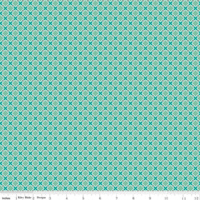 Bee Plaids Sea Glass Bee Plaids Orchard C12023-Seaglass by Lori Holt for Riley Blake available in 1/2 Yard increments