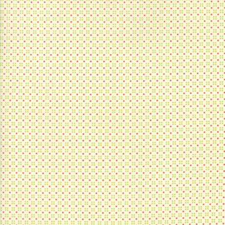 Clover Hollow Ivory Dottie Yardage by Sherri and Chelsi for Moda Fabrics 37555 13 Sold in 1/2 Yard Increments