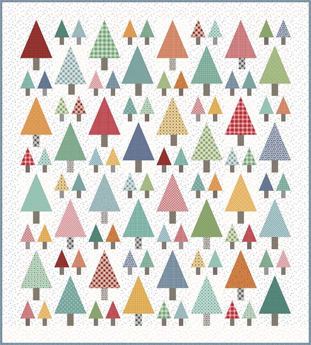Bee Plaids Pines Quilt Pattern P120-Plaidpine