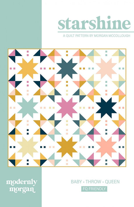 Starshine MM-008 PAPER Quilt Pattern for Modernly Morgan