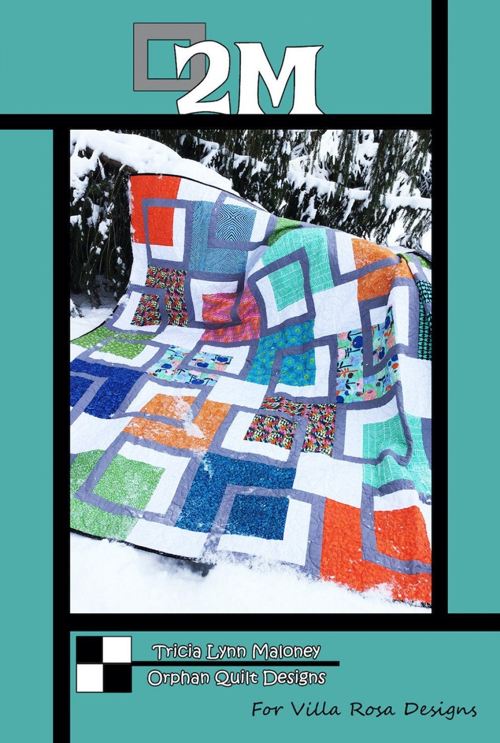 2M Quilt Pattern From Villa Rosa Designs - size 80" x 80"