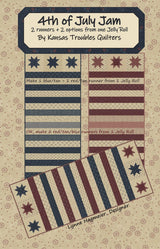 4th of July Jam Quilt Patterns # KT-22091 From Kansas Troubles Quilters By Lynne Hagmeier