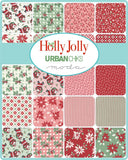 Holly Jolly Mini Charm 42 - 2.5" squares 31180MC by Urban Chiks for Moda Fabrics Moda Precut squares
