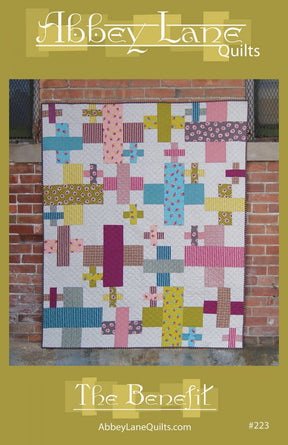 The Benefit Paper Quilt Pattern ALQ223 by Abbey Lane Quilts, 60" x 72"