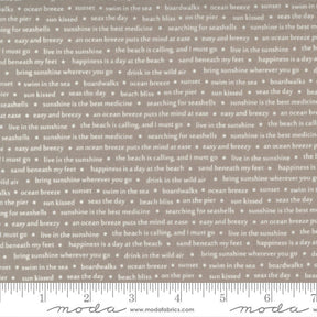 Seashore Drive Sea Song Pebble Yardage 37625-20 by Sherri and Chelsi for Moda Fabrics Sold in 1/2 Yard increments