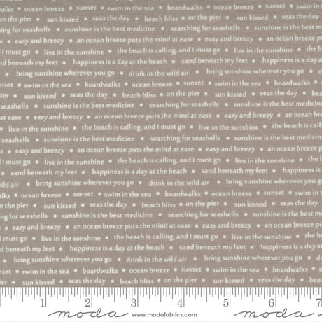 Seashore Drive Sea Song Pebble Yardage 37625-20 by Sherri and Chelsi for Moda Fabrics Sold in 1/2 Yard increments